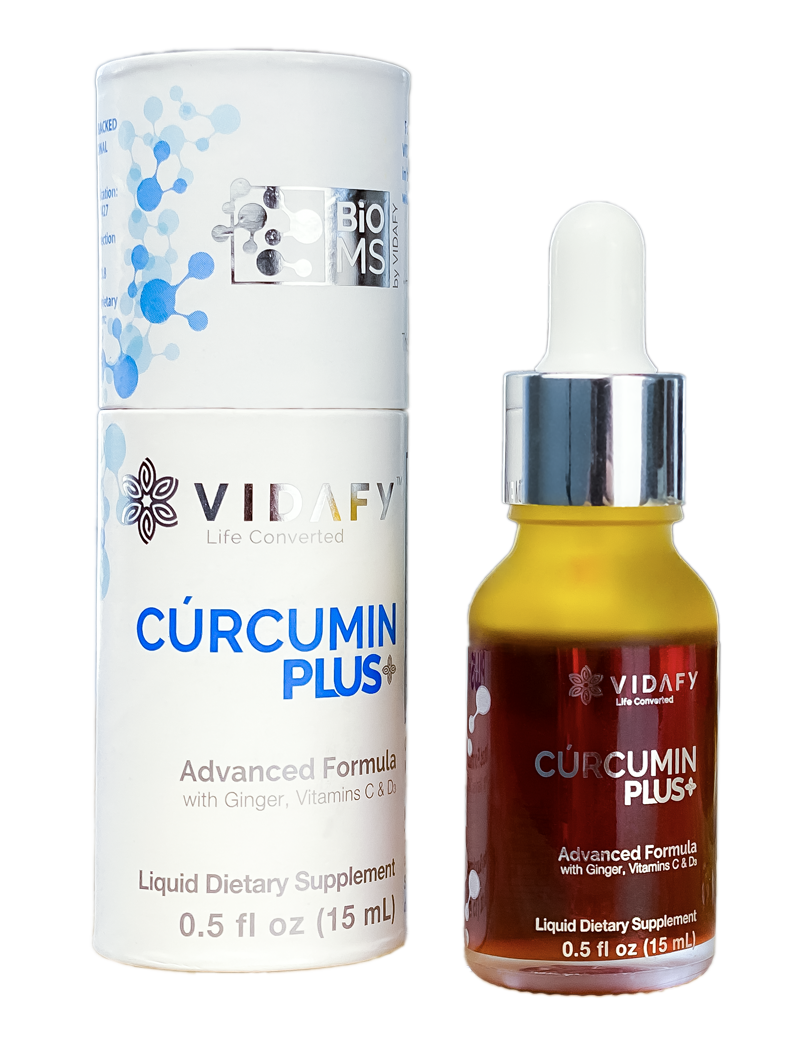 Vidafy Curcumin Plus - with Vit D, C & Ginger.