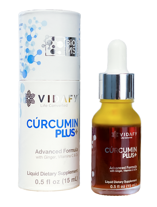 Vidafy Curcumin Plus - with Vit D, C & Ginger.