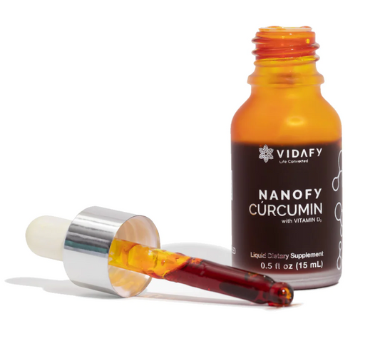 Nanofy Curcumin with BioMS - Super Concentrated Turmeric drops with Vitamin D