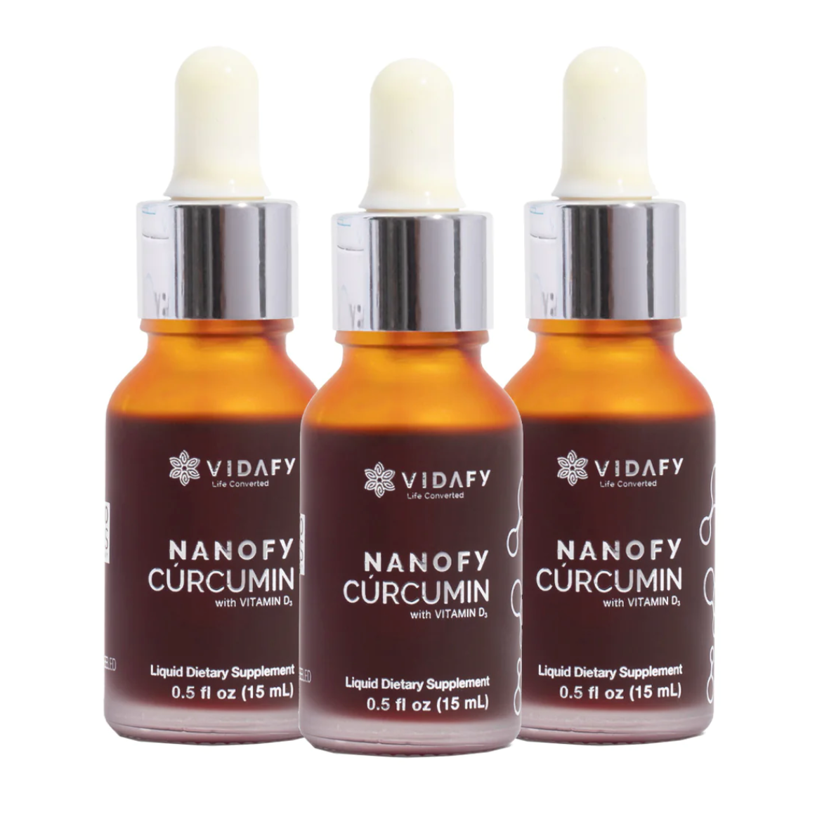 Nanofy Curcumin with BioMS - Super Concentrated Turmeric drops with Vitamin D